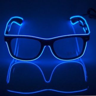 Ledlasit / Discolasit / Partylasit. Tyylillä juhliin. Sininen. Täyden 400:n nm:n UV-suojaus.