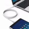 USB C uros - uros Kaapeli / Johto. 1M. Valkoinen. Halvalla! - Image 2