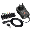 Säädettävä muuntaja / Jännitteen-muunnin. Tehokas 30w! 3 - 12V / 0.25A. USB-ulostulo. Halvalla!
