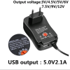 Säädettävä muuntaja / Jännitteen-muunnin. Tehokas 30w! 3 - 12V / 0.25A. USB-ulostulo. Halvalla! - Image 3