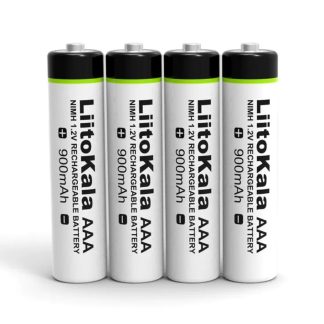 Akkuparistot / Akkupatteri / Akku. 4-pack. Liitokala. AAA. 1.2V 900mAh. Tehokkaat ladattavat accu-paristot. Halvalla!