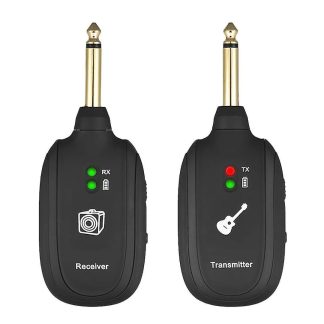 Langaton Kitaralähetin. Lähetin + Vastaanotin. USB-ladattavat!
