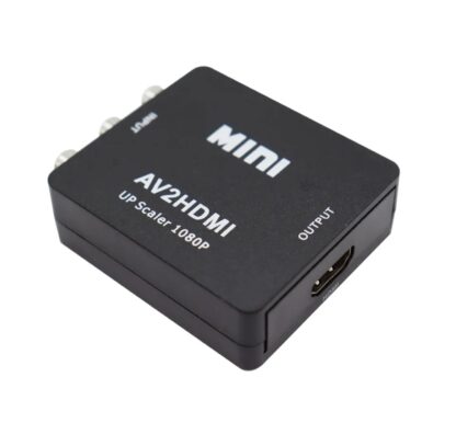 HDMI AV RCA mini - signaalinmuunnin sovitin. HDMI2AV. UP - Skaaleri 1080P. AV in - HDMI out. Halvalla! - Image 3