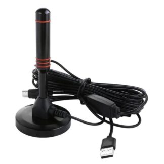 Digitaalinen HDTV-antenni VHF / UHF-vahvistimella sisäkäyttöön. Tehokas! 4K. 20dBi. 80km.