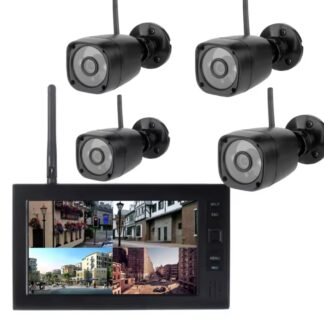 Langattomat valvontakamerat 4 kpl + 7" TFT - digitaalinäyttö. Helppokäyttöinen! ilman wifiä. 800p. 4-kanavainen langaton kamera DVR-Järjestelmä. Halvalla! Reilun viikon toimituksella!