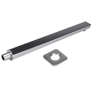 Sadesuihkun seinäkiinnike-putki. Seinäteline sadesuihkulle. Kromi. Halvalla!